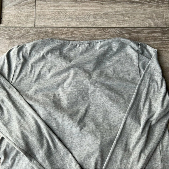 Zanzea Grey Fringe Lightweight Stretchy Cape Cardigan - Picture 12 of 12